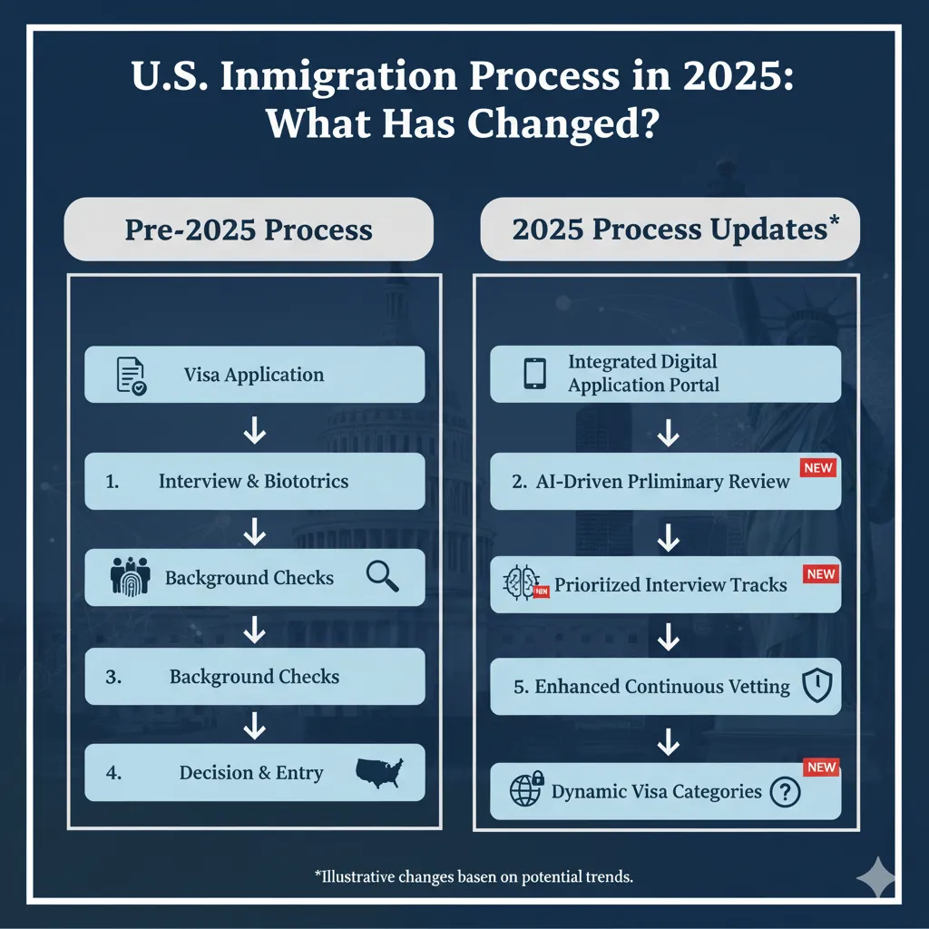 U.S. Immigration Process in 2025 : What Has Changed ?
