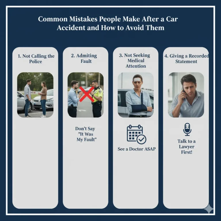 Common Mistakes People Make After a Car Accident and How to Avoid Them